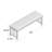 Fariah Faux Leather Upholstered Bench