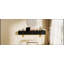 Tablette flottante avec tiroir, meuble-lavabo mural polyvalent de 47 pouces pour chambre à coucher et salle de bain GO
