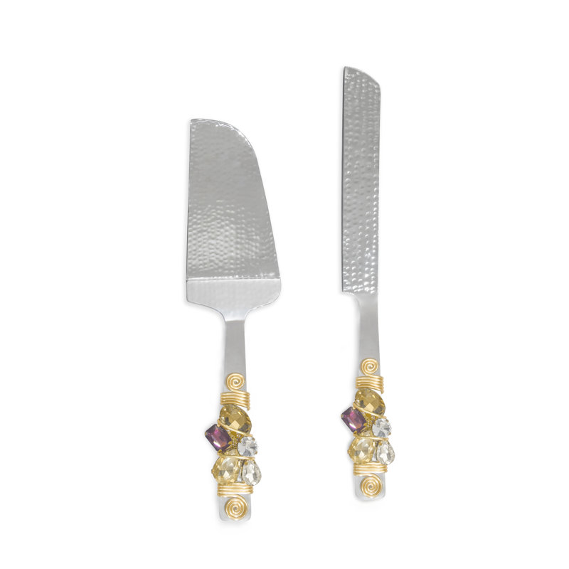 Derise 2 Piece Stainless Steel Cake Serving Set