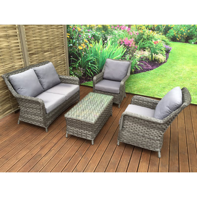 Mary 4 Seater Rattan Sofa Set