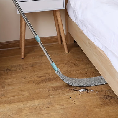 Extendable Microfiber Duster, Soft and Flexible, Crevice Cleaner for Under the Bed, Beneath Furniture and In Corners, 37.4 - 51.2 Inches Long Handle