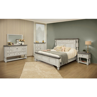 Muriel Solid Wood Piece Bedroom Set