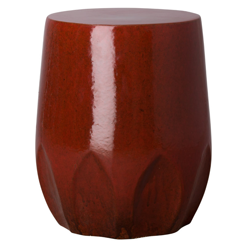 Garden Stool, Tropical Red