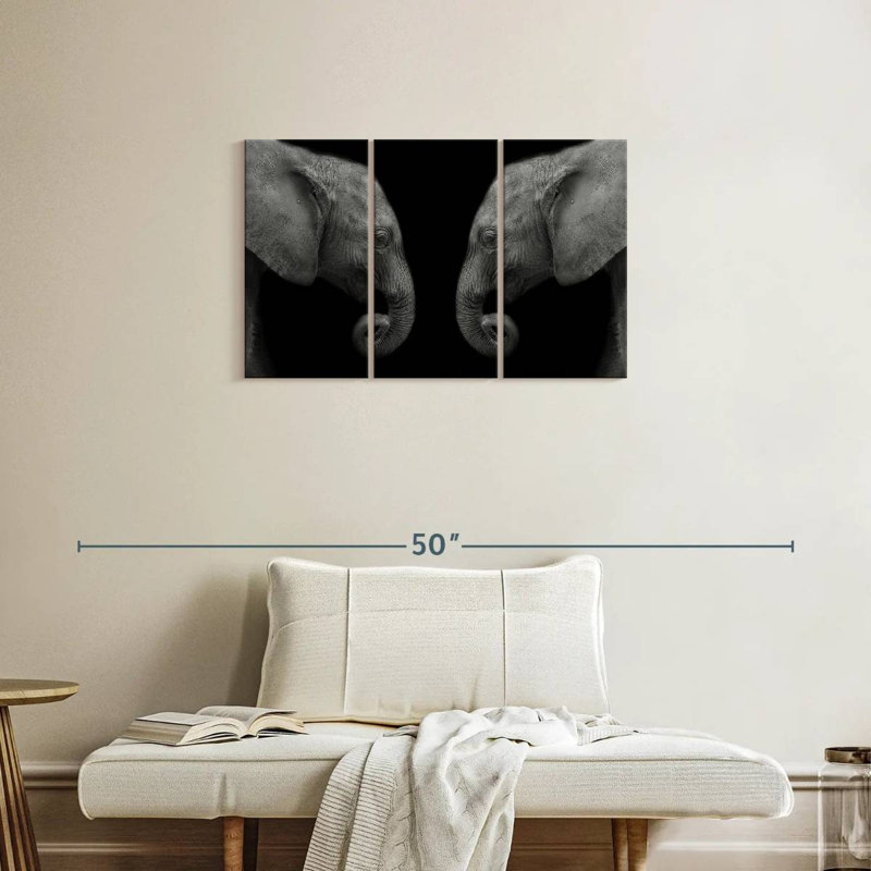 Elephant Sanctuary, 20" H x 33" W
