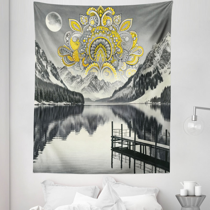 Tapisserie en microfibre, H 88 po x l 68 po