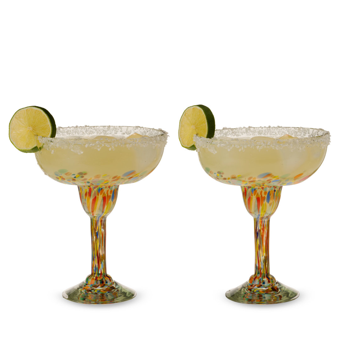Segunda Vida Artistico Margarita Glasses (Set of 2) Twine