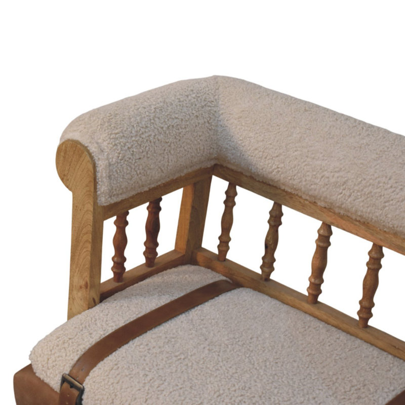 Banc à sangles avec couloir