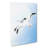 Seagulls In Flight In Abstract - Wrapped Canvas Print-55340464