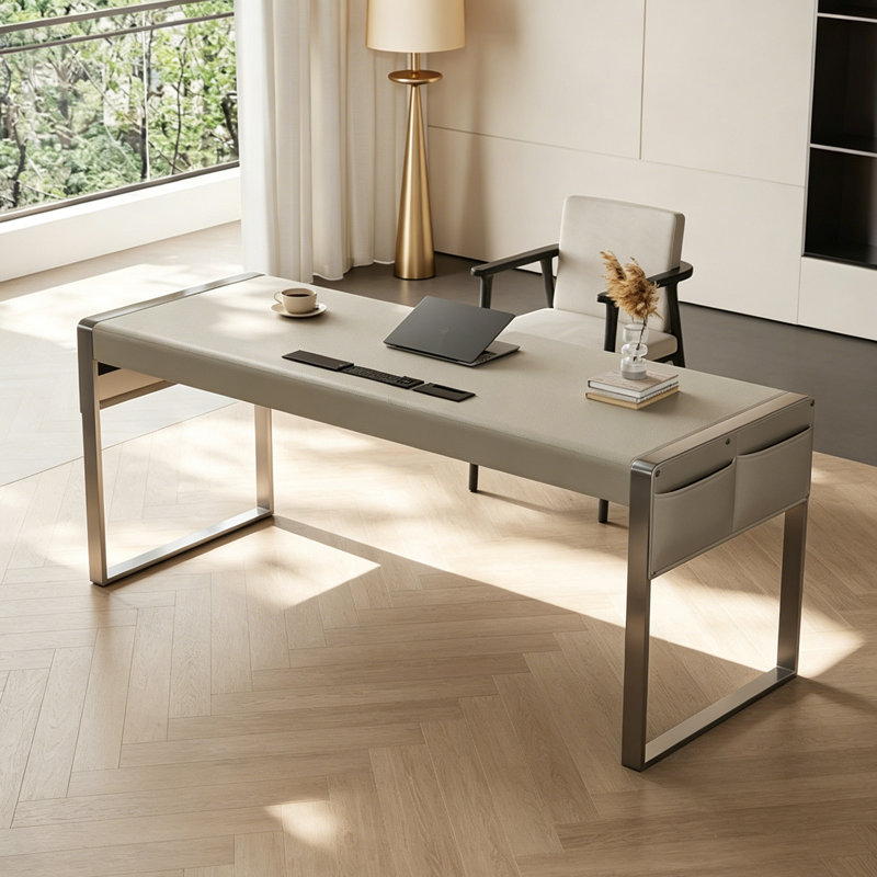 High-end and light luxury office desk