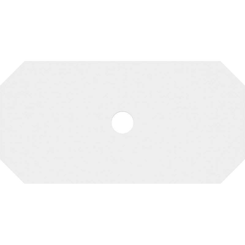 Médaillon de plafond contemporain en PVC Emerald, H 10 po x l 20 po x P 1 po
