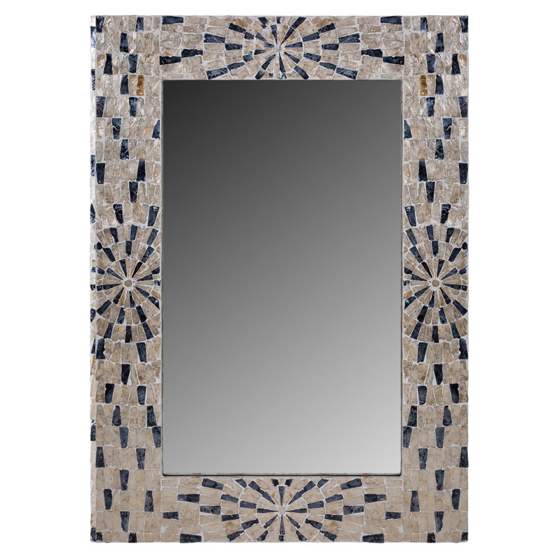 Cryptopodium Engineered Wood Flat Wall Mirror
