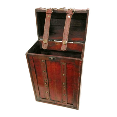 Porte-vin en bois double bouteilles