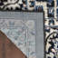 Tapis persan noir ivoire Passion-884282211