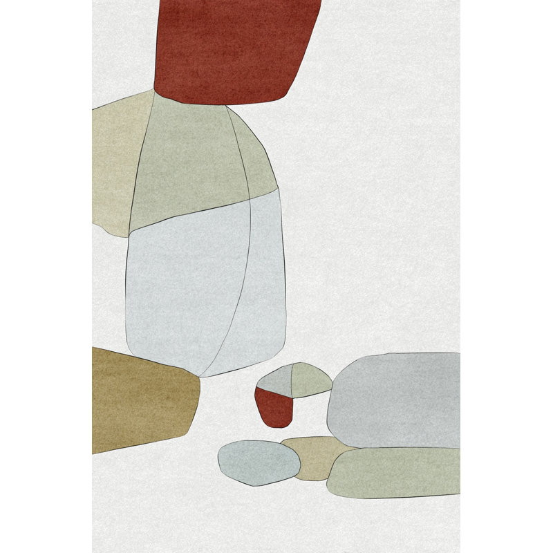 Art mural moderne sur toile tendue, H 40 po x l 30 po x P 1,5 po