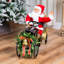 Animated And Musical Santa Driving Vintage Car Christmas Decoration - 31"