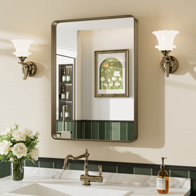Miroir de salle de bain mural Llesenia