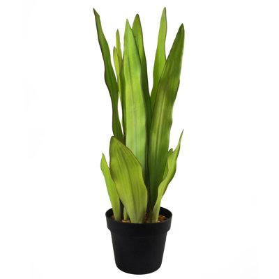 177.8cm Faux Snake Plant (Sansevieria) Plant in Pot Liner