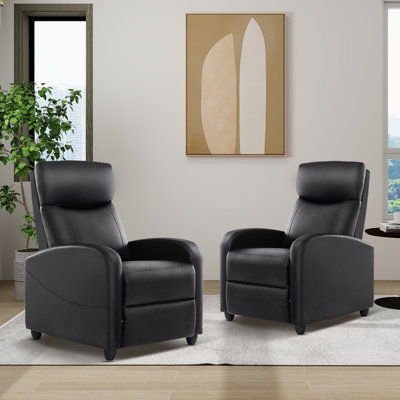 Recliner Sofa, Massage Couch, Glider Chair with Footrest and High Back