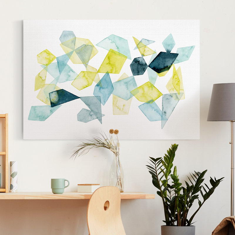 " Seaglass Abstract II ", 12" H x 8" W x 1" D