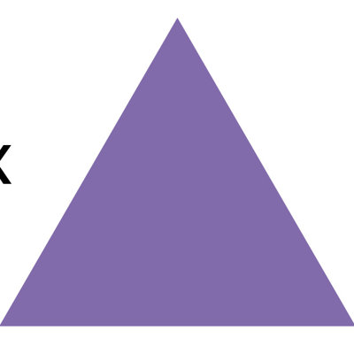 Décalcomanie murale motif triangle