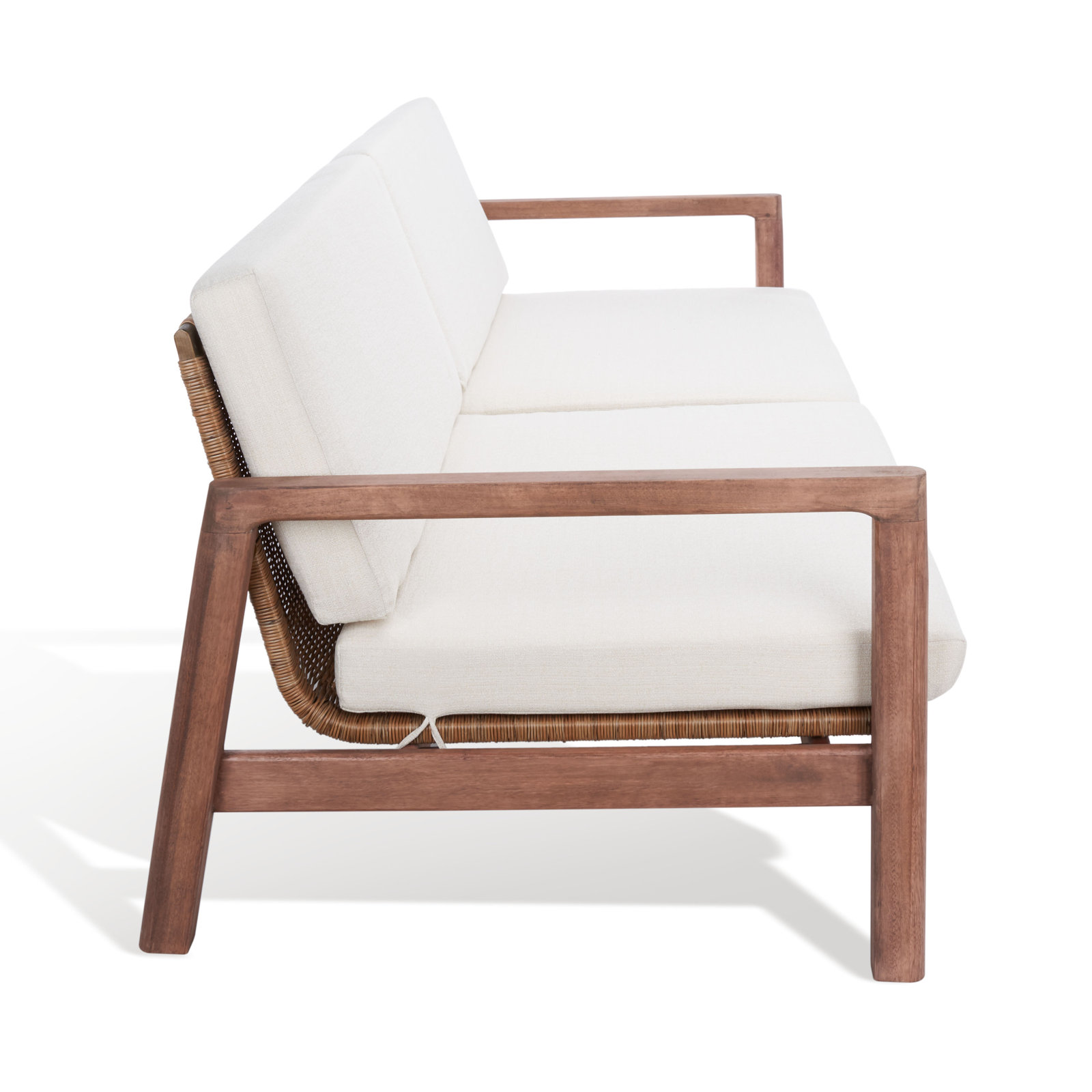 Nicholson 92" Eucalyptus Patio Loveseat