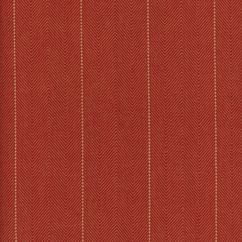 Copley Stripe 100% Cotton Fabric, Terracotta