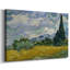 Un champ de blé avec des cyprès-Vincent van Gogh-Toile tendue avec châssis-1889-612370713