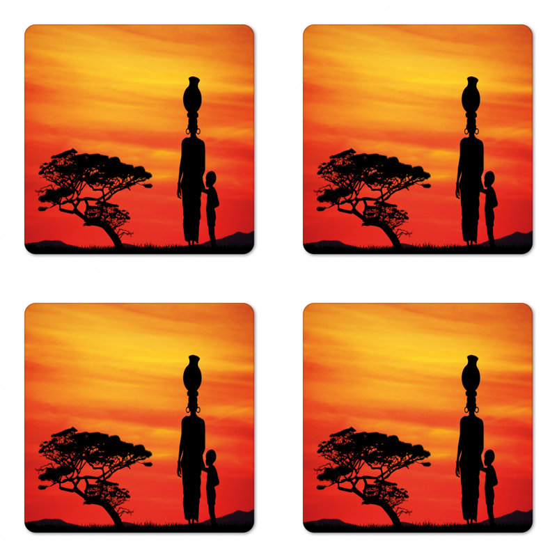 Sous-verre africain