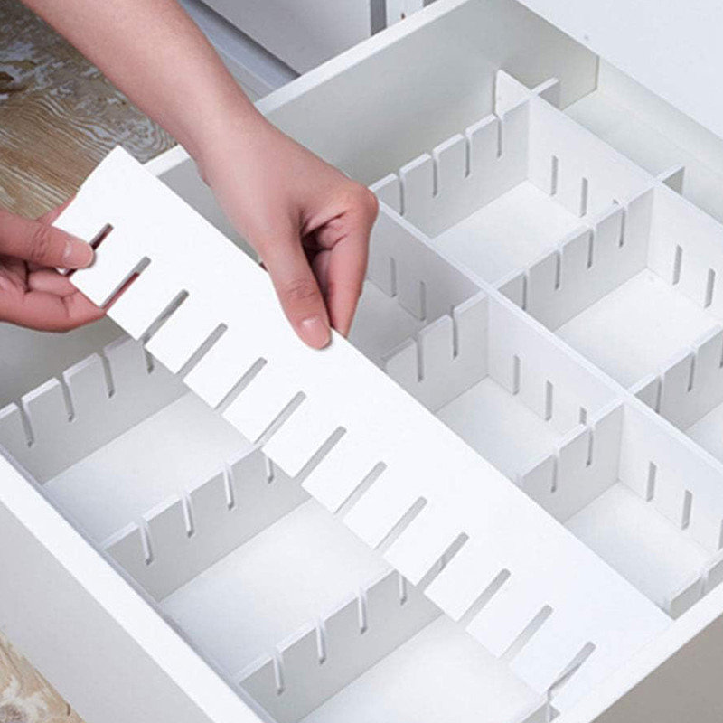 Rebrilliant 12Pcs Drawer Dividers,Thick,Large Adjustable Drawer
