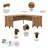 Magomed L-Shaped Computer Desk Office Set with Hutch-937115998