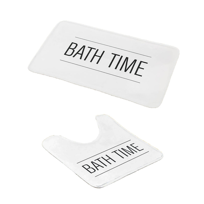 Tapis de bain, Blanc