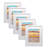White Picture Frame - Set of 5 with Mat