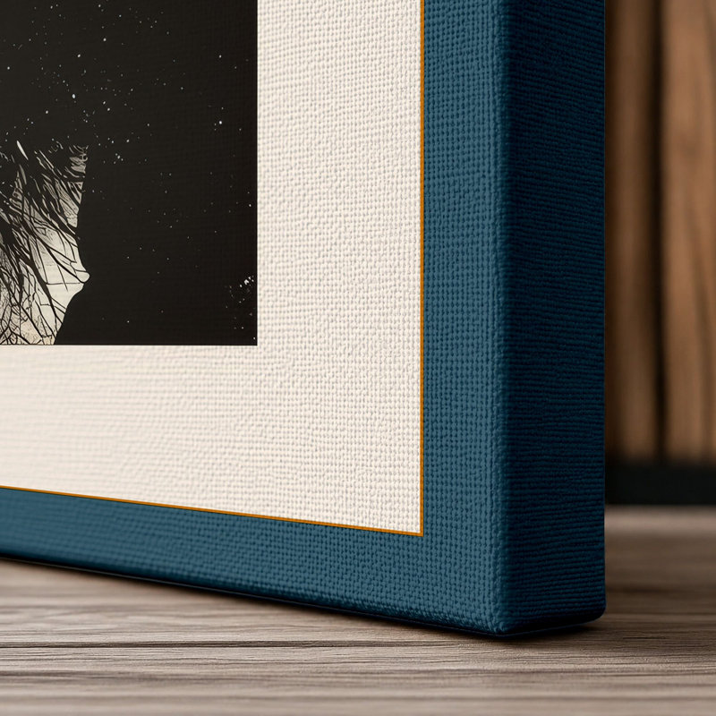 Print, 36x24 - 91.4 x 61.0 cm, Teal Border