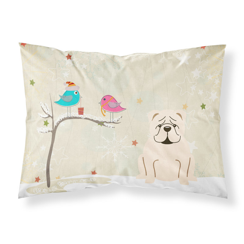 Microfiber, White English Bulldog