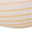 Pouf rond 5 pieds Bohemio, couleur naturelle / jaune rayé