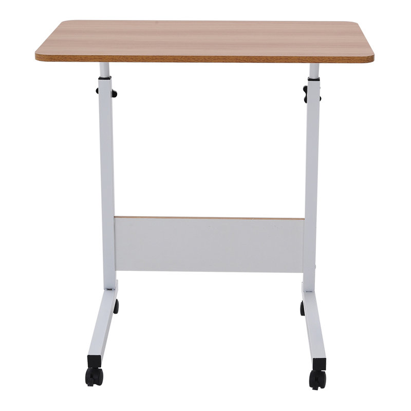 Adjustable Metal Base, Light Wood