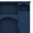 Hall Tree With Bench And Shoe Storage, Hall Tree With Adjustable Shelves, Arched Storage Bench With Cabinets, 7 Hooks-1654547610