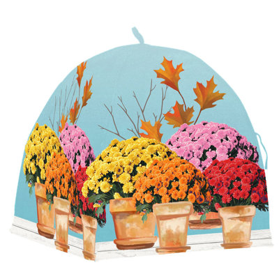 Fall Mums Tented Plant Panel Cover