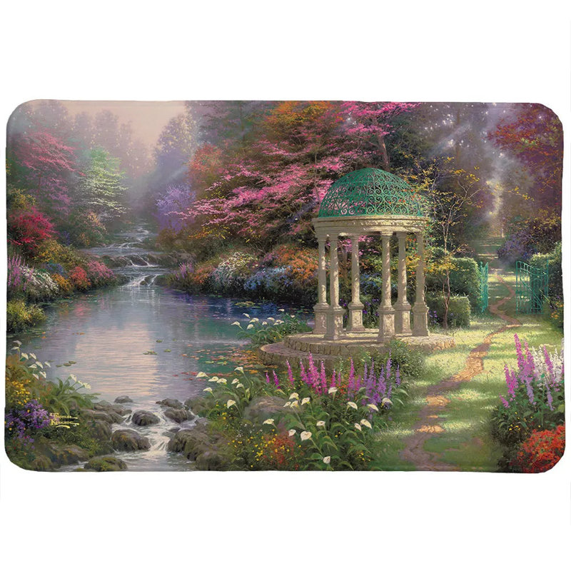 Tapis Thomas Kinkade The Garden Of Prayer, H 20 po x l 30 po