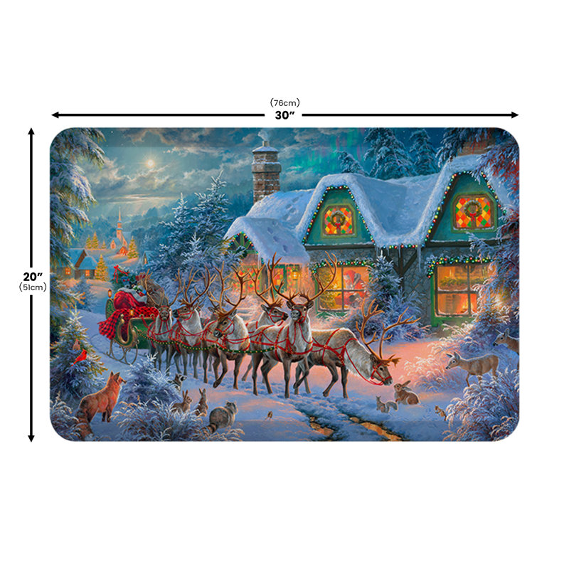 Tapis de cuisine antifatigue « Magie de Noël »