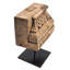 Pilier décoratif en bois noir Drex Authentic 15 pi
