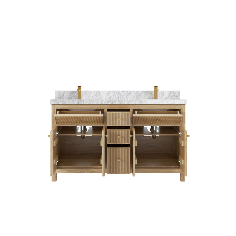 Ensemble de meuble-lavabo double 60 po Sonoma