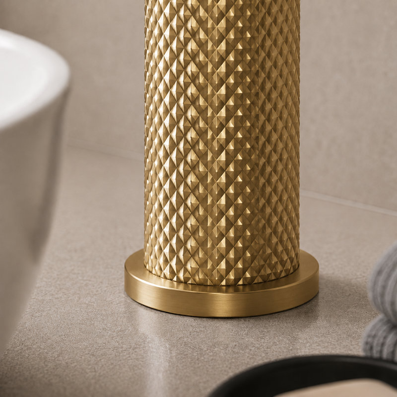  Mono Basin Mixer with Waste, Gold