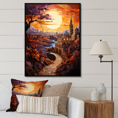 «Judaism Judaic Journey To Synagogue III», impression d'art mural