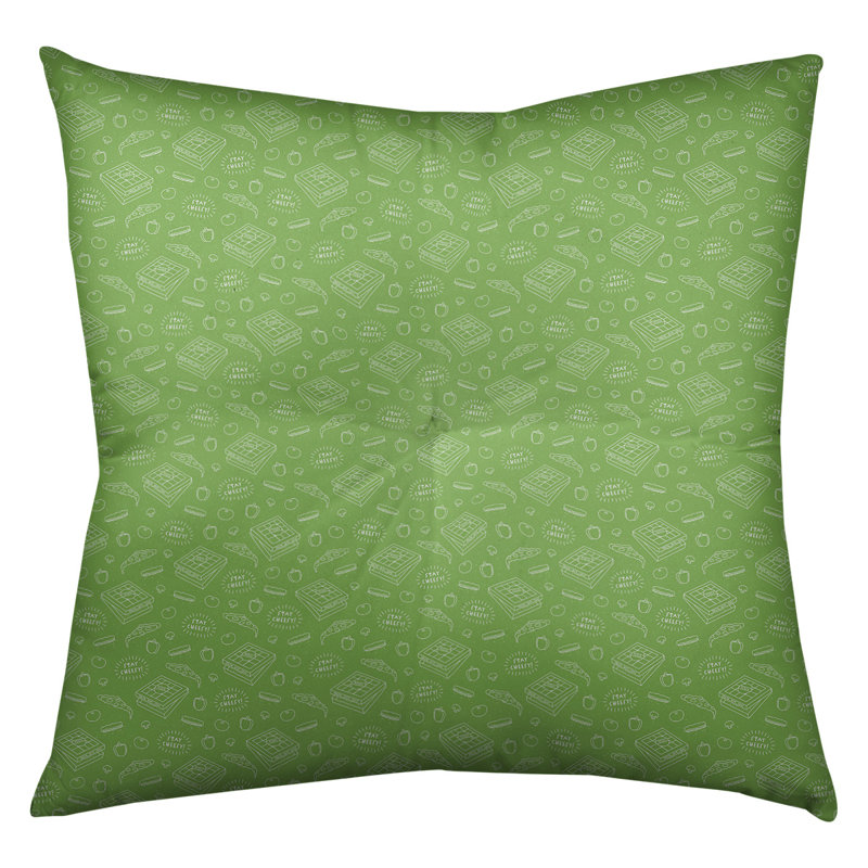 Coussin de sol Katelyn Elizabeth, 30 po x 30 po, Vert