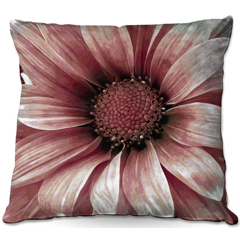 Reversible Throw Pillow, 20" x 20", Pink