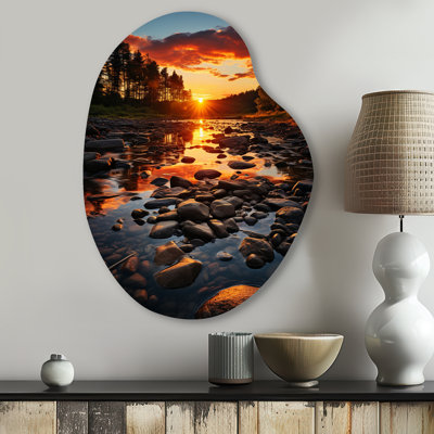 Hafid - Kentucky Pear Shape Asymmetric Metal Wall Art