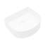 Lavabo vasque de salle de bain en céramique 15,66 po x 13,5 po Midhurst
