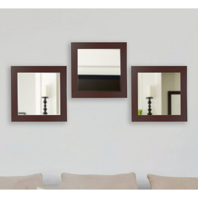 Solid Wood Flat Wall Mirror