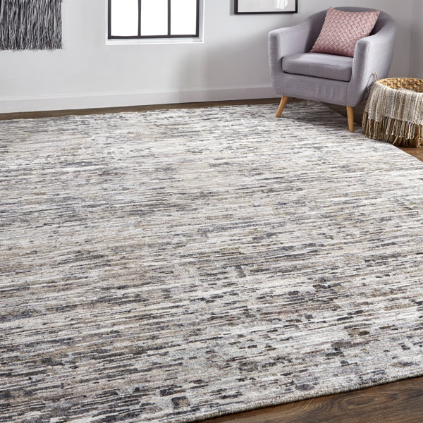 Room Evny Islay Hand Knotted Wool Abstract Rug - Wayfair Canada